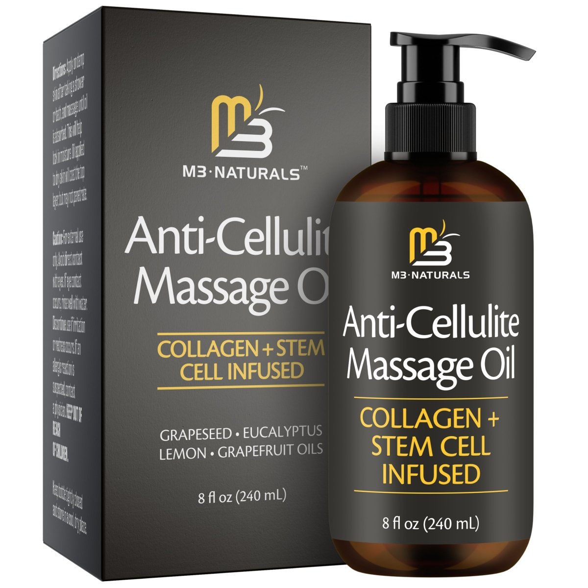 Anti-Cellulite Massage Oil, Grapefruit & Lemon, 8o
